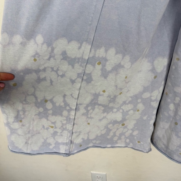 OLI & HALI Baby Blue Star Patchwork Wide Leg Ankle Pants - Picture 14 of 16